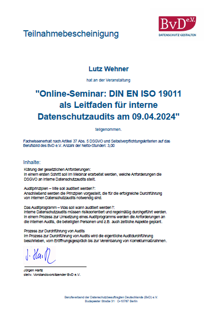 Ein strategisches Werkzeug für Unternehmenssicherheit und Compliance - Datenschutzaudits nach ISO 19011