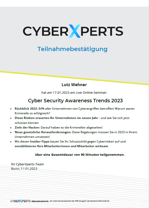 Cybersecurity als Überlebenschance – Risiken erkennen, Unternehmen schützen