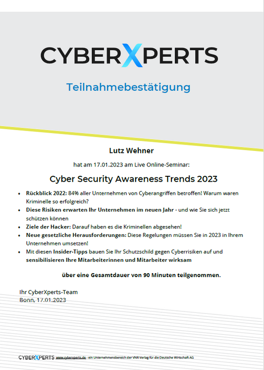 Cybersecurity als Überlebenschance – Risiken erkennen, Unternehmen schützen