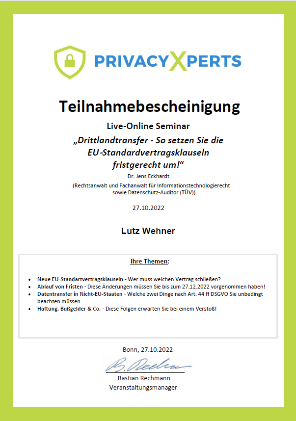 Sicherheit über Grenzen hinweg - Datenschutz beim internationalen Datentransfer