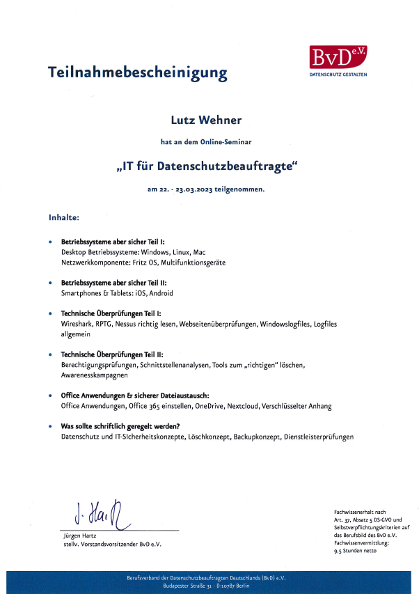 Zwei Säulen moderner Unternehmenssicherheit - Datenschutz und IT