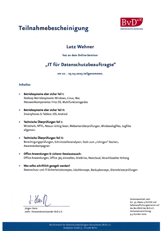 Zwei Säulen moderner Unternehmenssicherheit - Datenschutz und IT